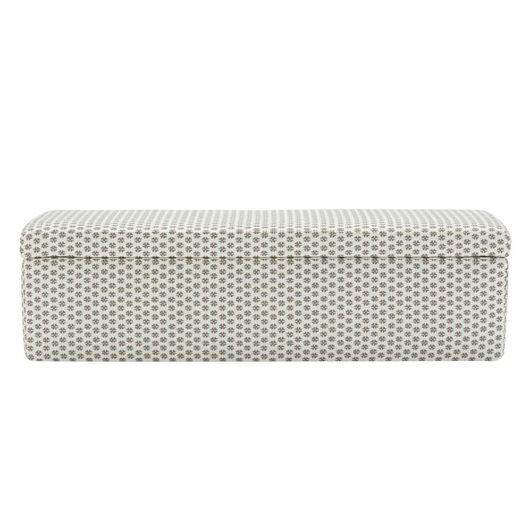 ROMY STORAGE OTTOMAN, HINGED LID
