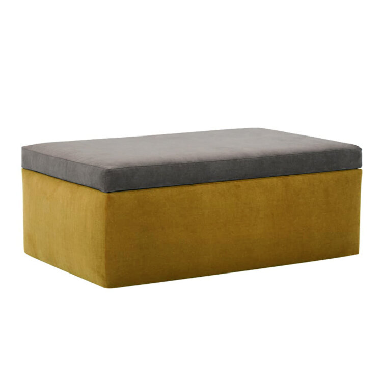 ROMY STORAGE OTTOMAN, HINGED LID