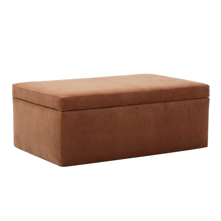 ROMY STORAGE OTTOMAN, HINGED LID
