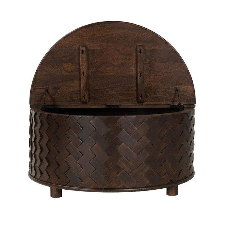 ESTHER ROUND STORAGE COFFEE TABLE