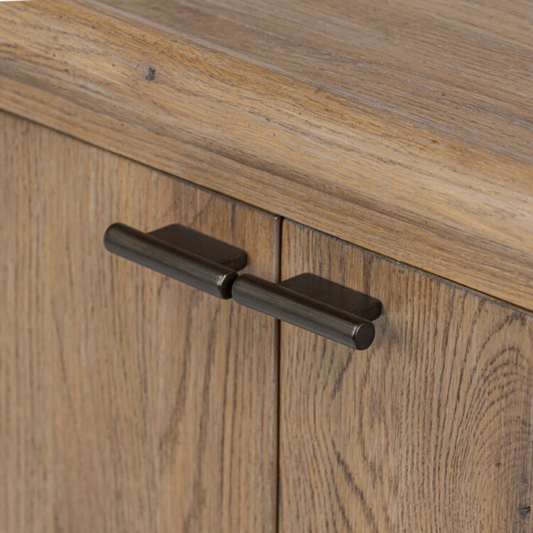 GLENVIEW 4-DOOR SIDEBOARD, WEATHERED OAK