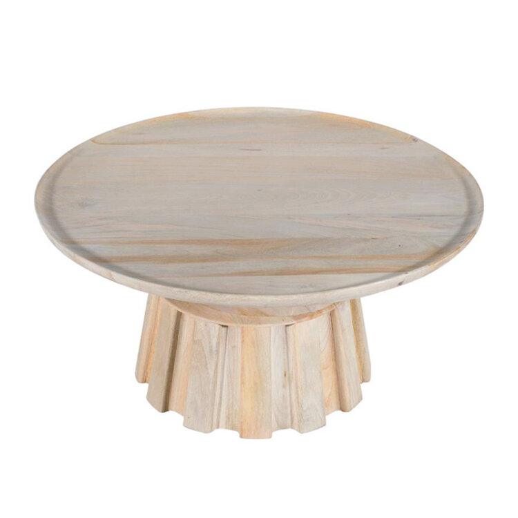 ROCKFORD WHOLESALE FITZ ROUND COFFEE TABLE