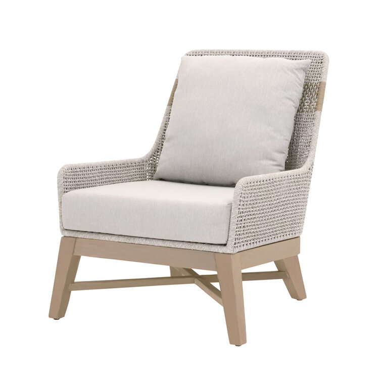 TABULA OUTDOOR CLUB CHAIR, WASHED EVER TEAK