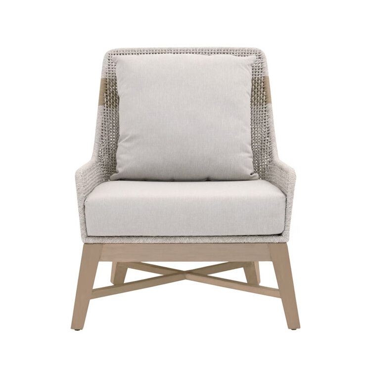 TABULA OUTDOOR CLUB CHAIR, WASHED EVER TEAK