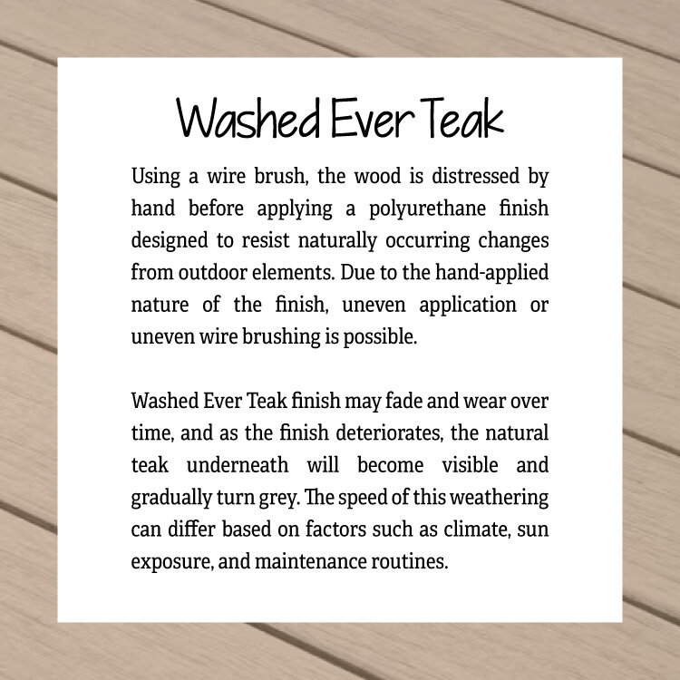 TABULA OUTDOOR STOOL, WASHED EVER TEAK