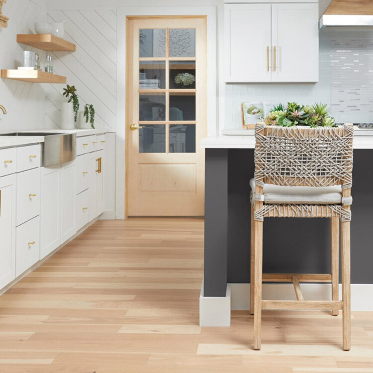 BOCA COUNTER STOOL, WHITE & TAUPE