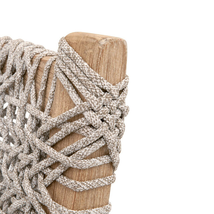 BOCA COUNTER STOOL, WHITE & TAUPE