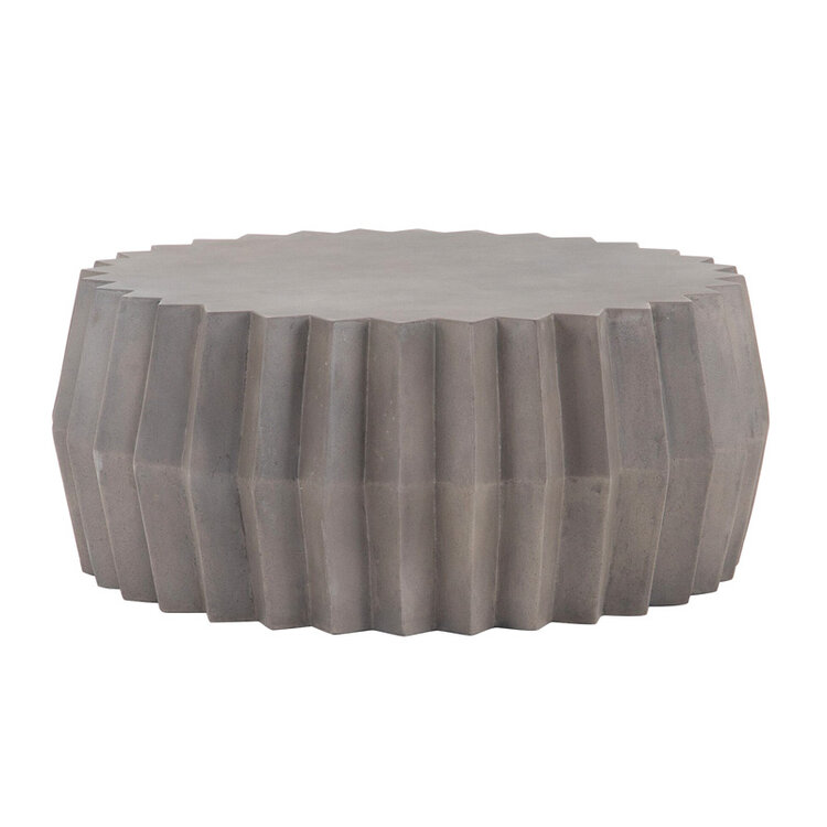 GEM OUTDOOR COFFEE TABLE, GREY CONCRETE