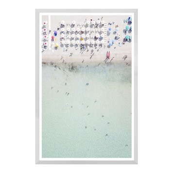 PASTEL BEACH VIEW II FRAMED PRINT