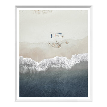 BEACH DAY FRAMED PRINT