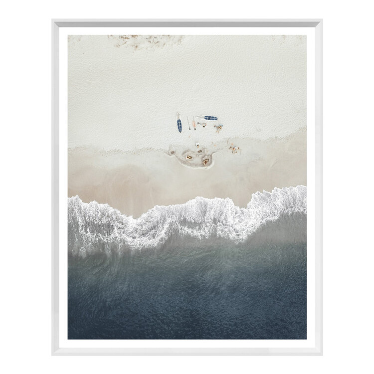 BEACH DAY FRAMED PRINT