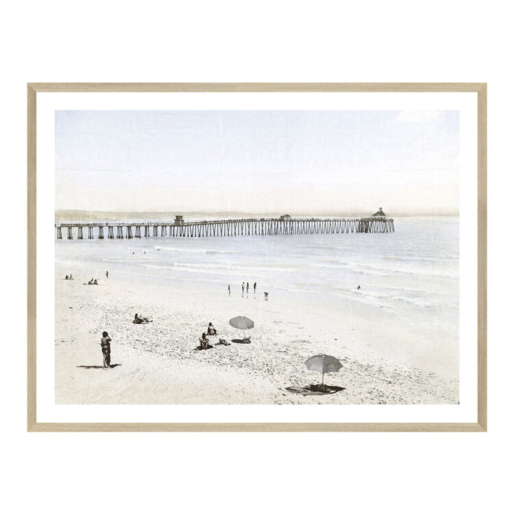 BEACH SCENES FRAMED PRINT