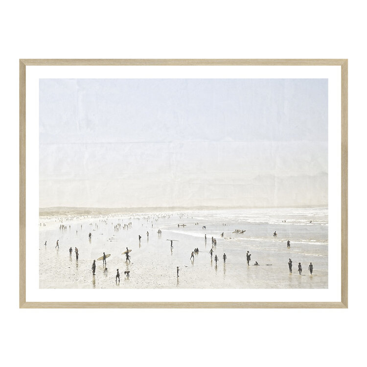 BEACH SCENES FRAMED PRINT