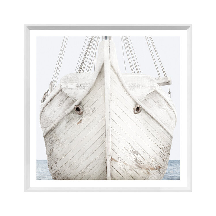 SEAWORN BOWS FRAMED PRINTS