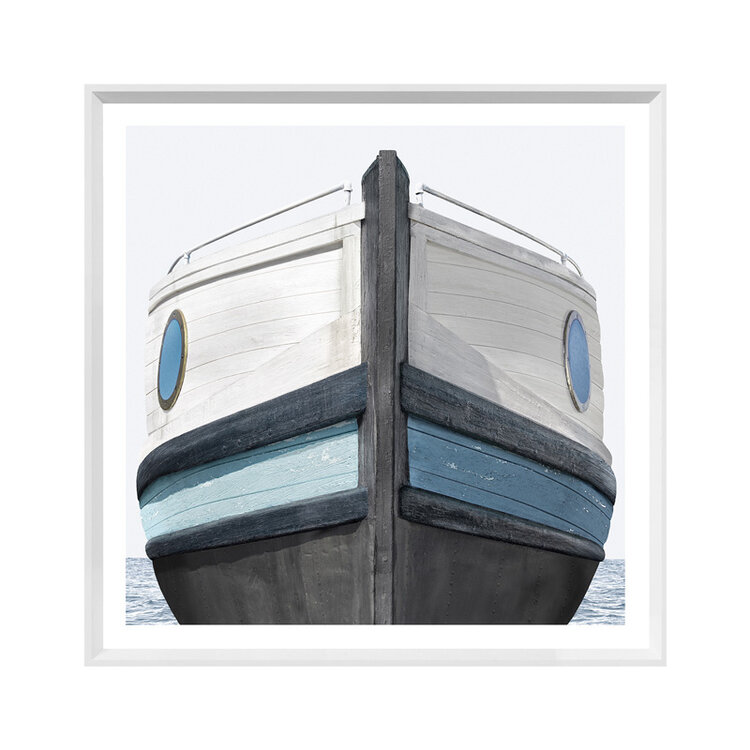 SEAWORN BOWS FRAMED PRINTS