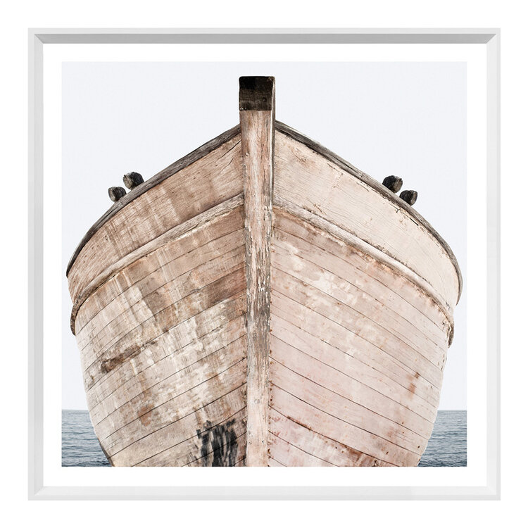 SEAWORN BOWS FRAMED PRINTS
