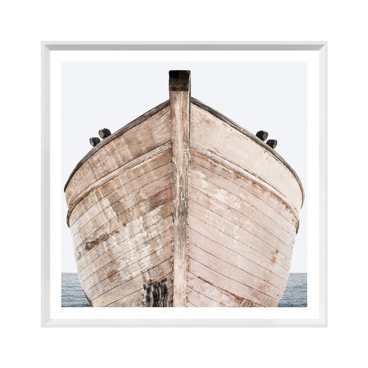 SEAWORN BOWS FRAMED PRINTS