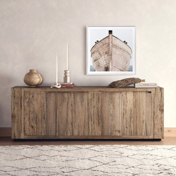 SEAWORN BOWS FRAMED PRINTS