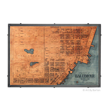 1906 CITY OF BALTIMORE MAP