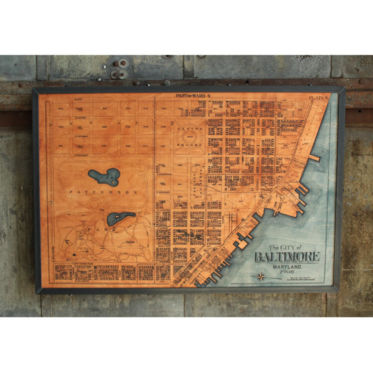 1906 CITY OF BALTIMORE MAP