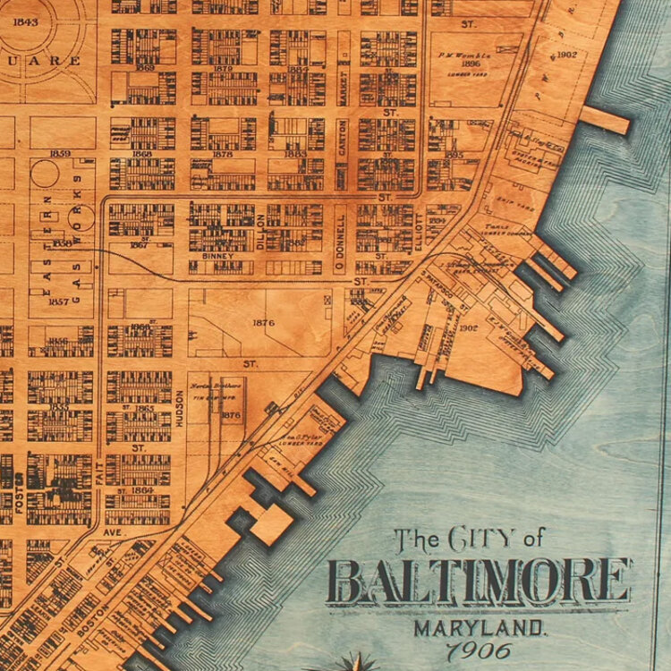 1906 CITY OF BALTIMORE MAP