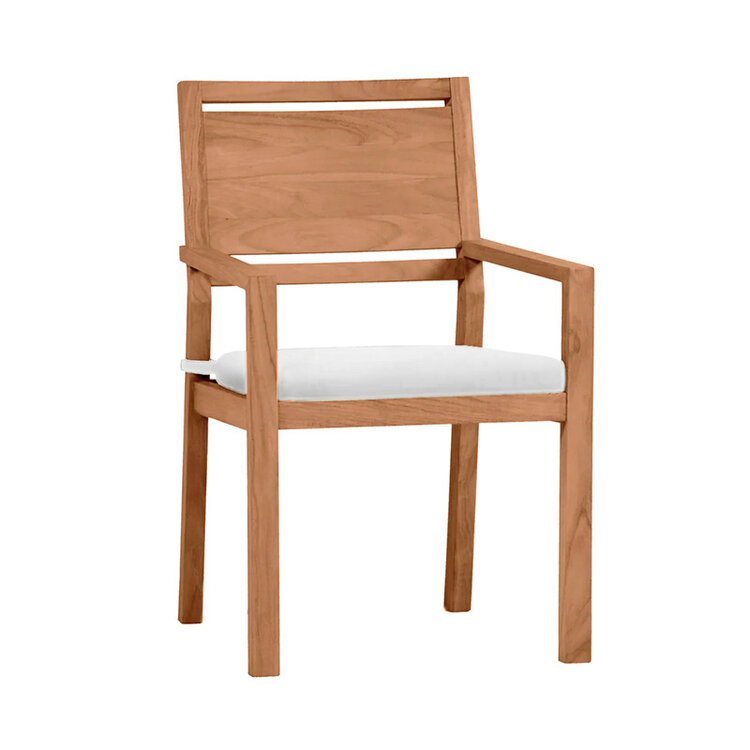 SUMMER CLASSICS LUCY OUTDOOR TEAK DINING CHAIR