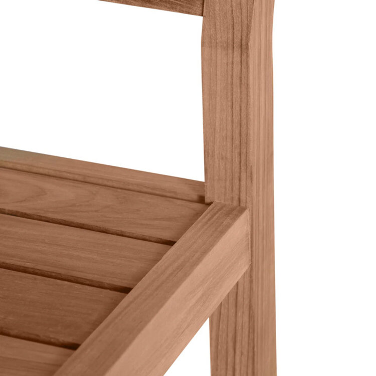 SUMMER CLASSICS LUCY OUTDOOR TEAK STOOL