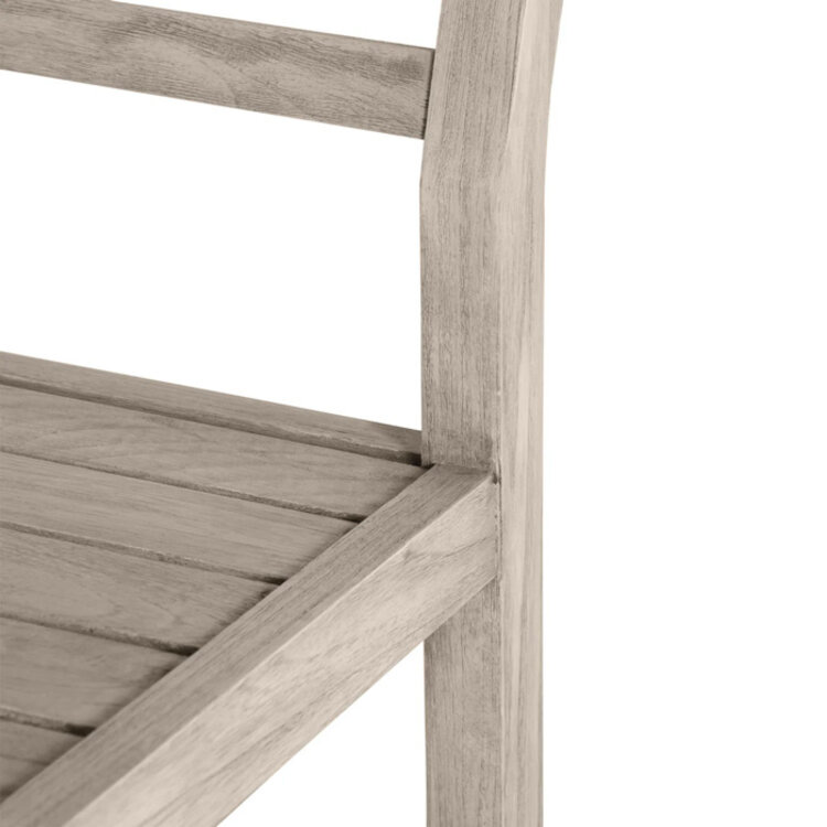 SUMMER CLASSICS LUCY OUTDOOR TEAK STOOL