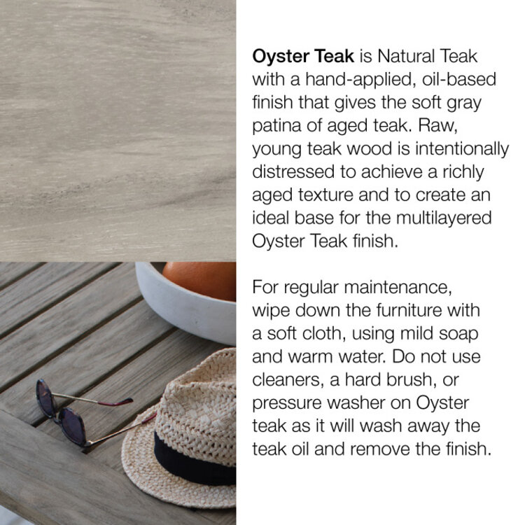 SUMMER CLASSICS LUCY OUTDOOR TEAK STOOL