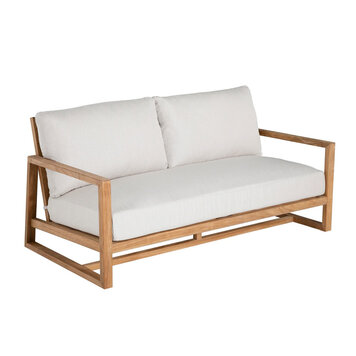 SUMMER CLASSICS LUCY OUTDOOR TEAK LOVESEAT
