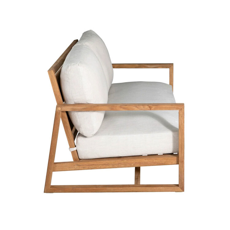 SUMMER CLASSICS LUCY OUTDOOR TEAK LOVESEAT