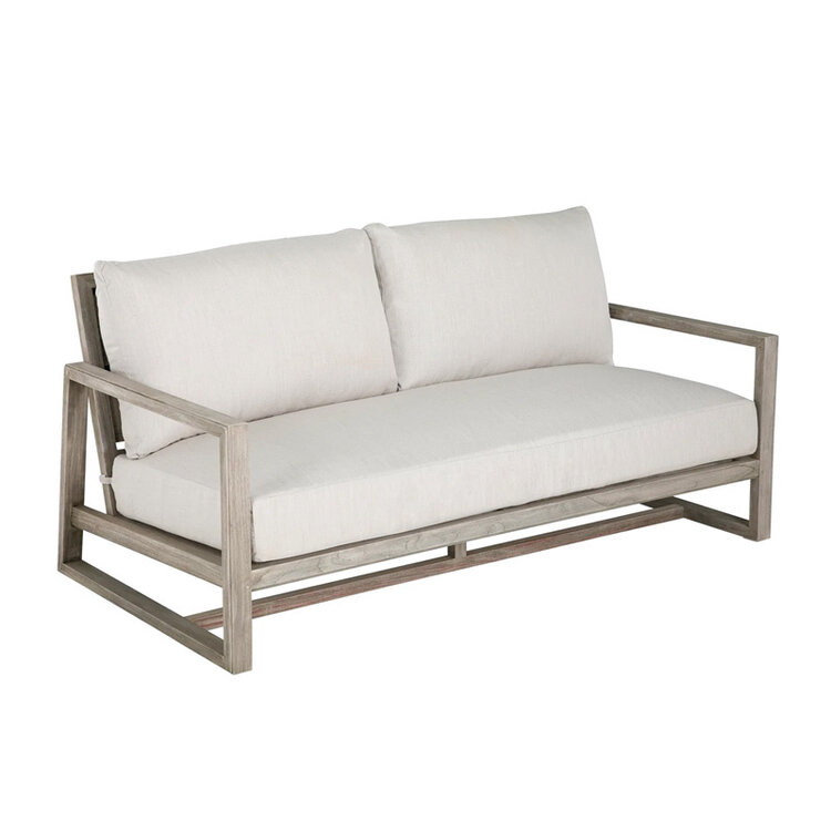 SUMMER CLASSICS LUCY OUTDOOR TEAK LOVESEAT