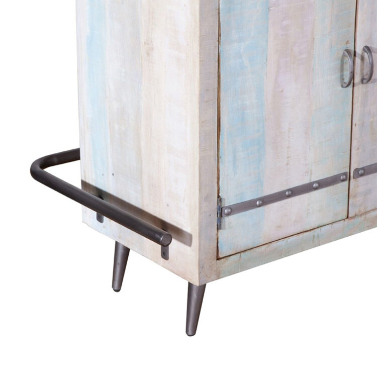 HOME TRENDS DESIGN MALTA BAR, VINTAGE TEAL