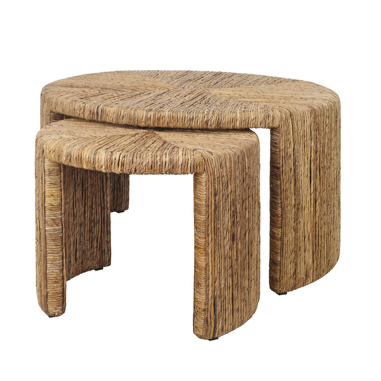 PLAINS NESTING ROUND COFFEE TABLES