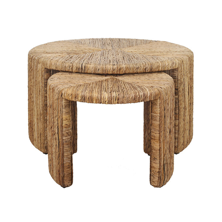 PLAINS NESTING ROUND COFFEE TABLES