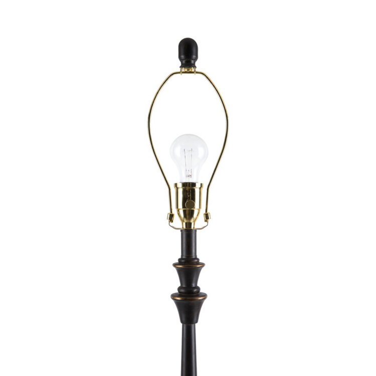 BETTINY FLOOR LAMP, HAND FINISHED BLACK