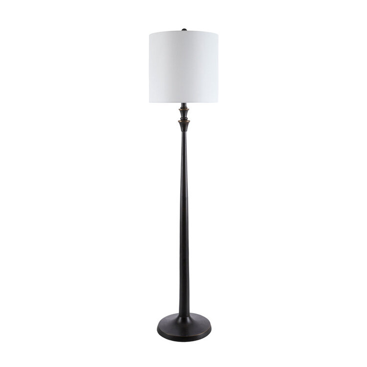 BETTINY FLOOR LAMP, HAND FINISHED BLACK