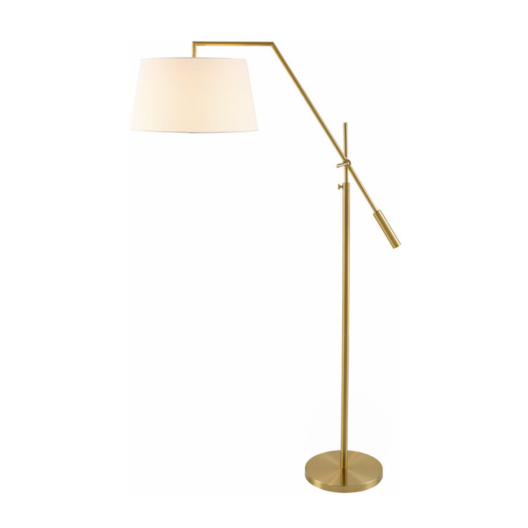 LUCENZA FLOOR LAMP, ELECTROPLATED GOLD