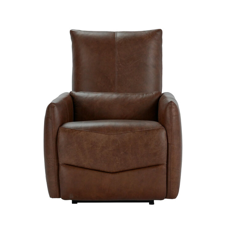 THATCHER LEATHER POWER RECLINER