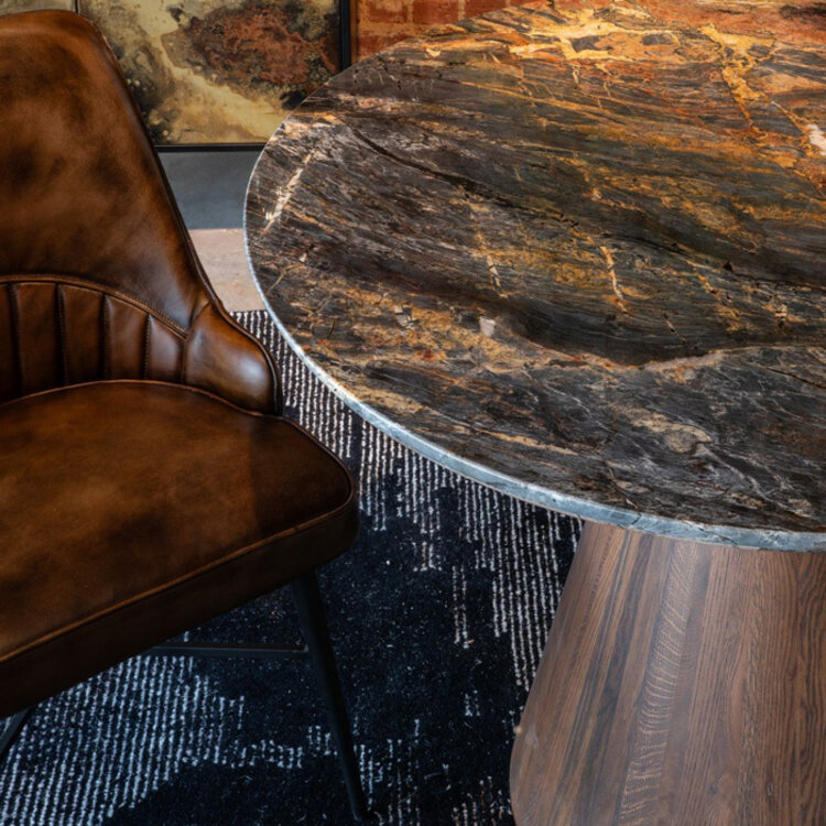 HOME TRENDS DESIGN VIVIAN ROUND DINING TABLE