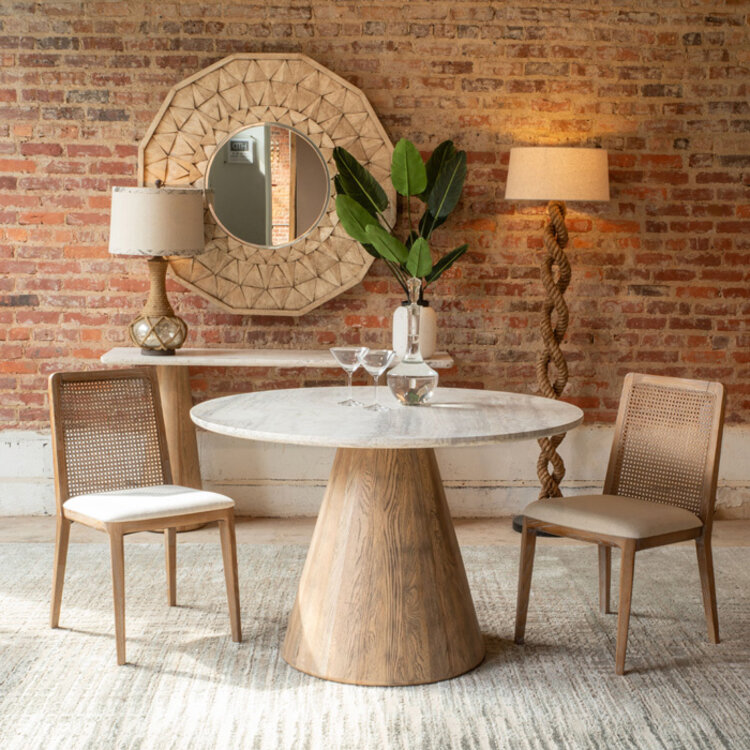 HOME TRENDS DESIGN VIVIAN ROUND DINING TABLE