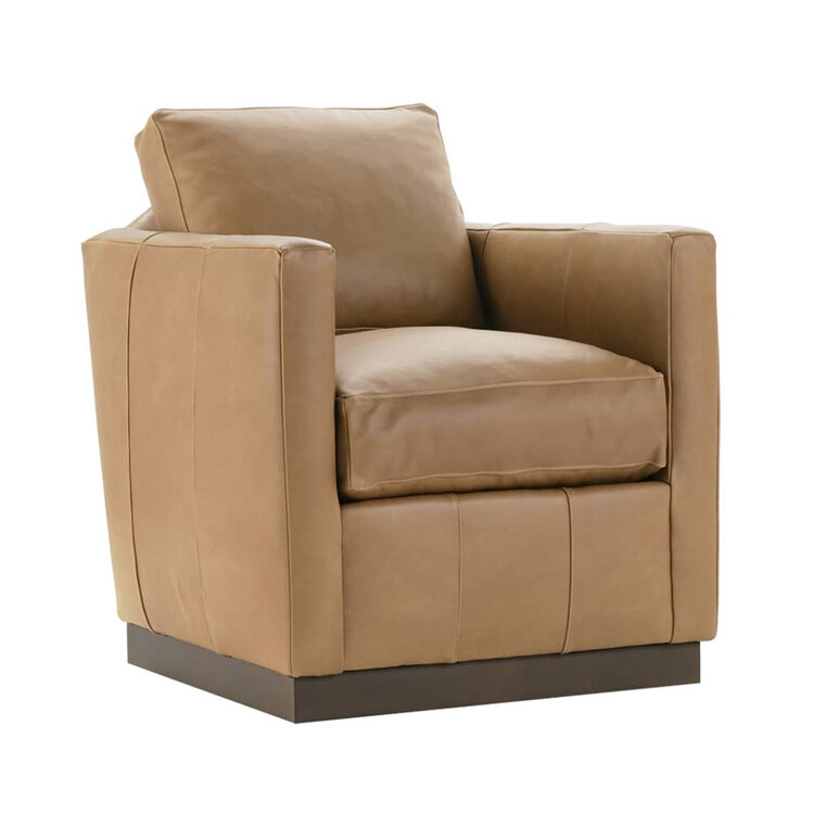 ALLISON LEATHER SWIVEL CHAIR