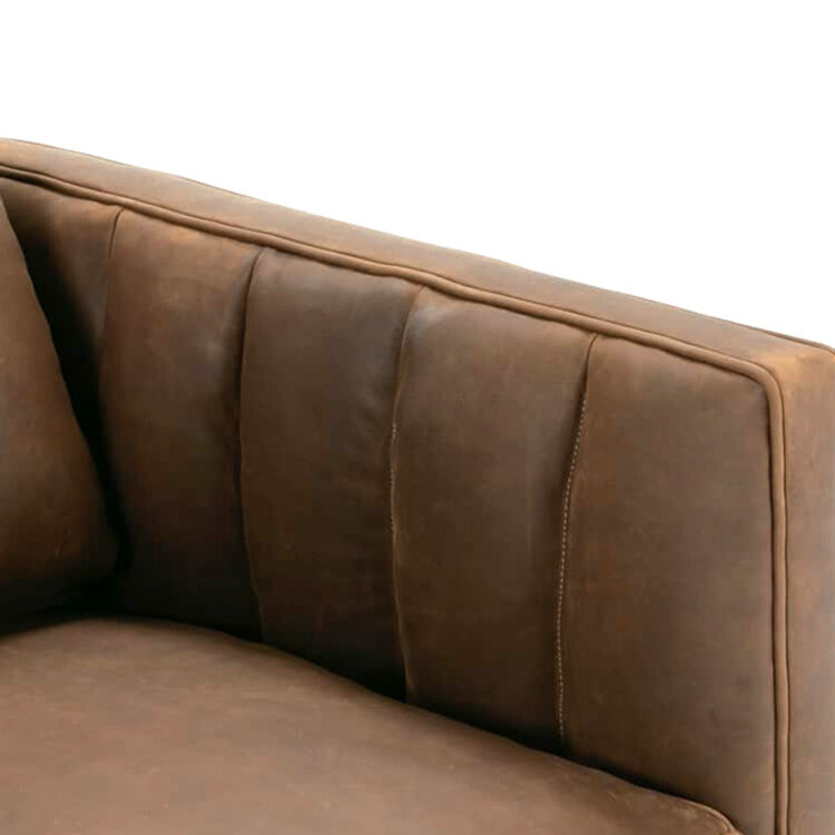 KITTREDGE LEATHER SWIVEL CHAIR