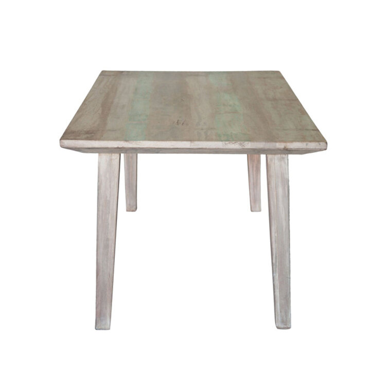 HOME TRENDS DESIGN MALTA DINING TABLE, VINTAGE TEAL