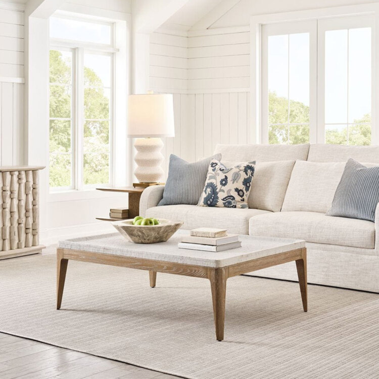 SETH COFFEE TABLE, WHITE LINEN