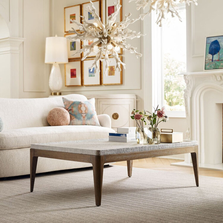 SETH COFFEE TABLE, WHITE LINEN