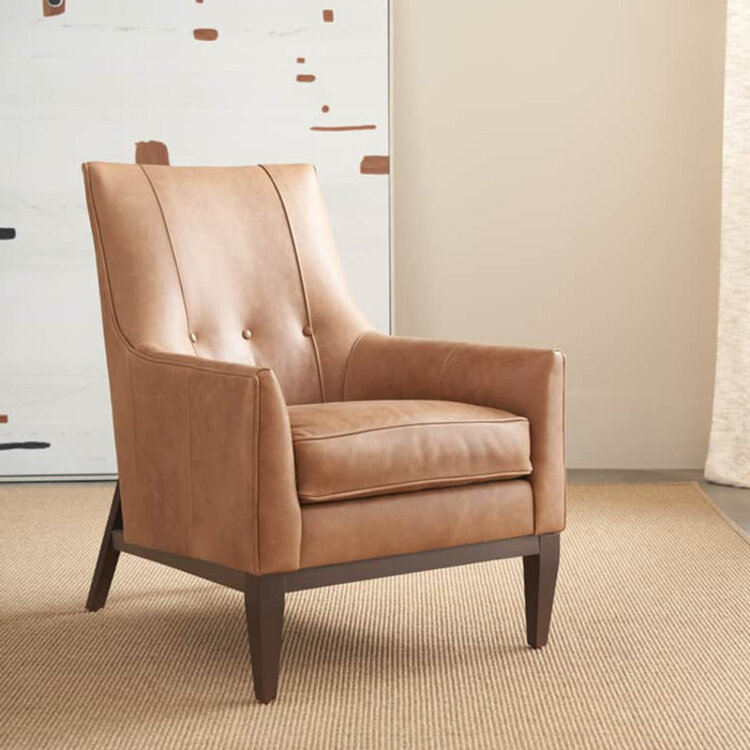 THADDEUS LEATHER CHAIR