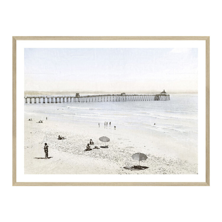 IMPERIAL BEACH CA FRAMED PRINT