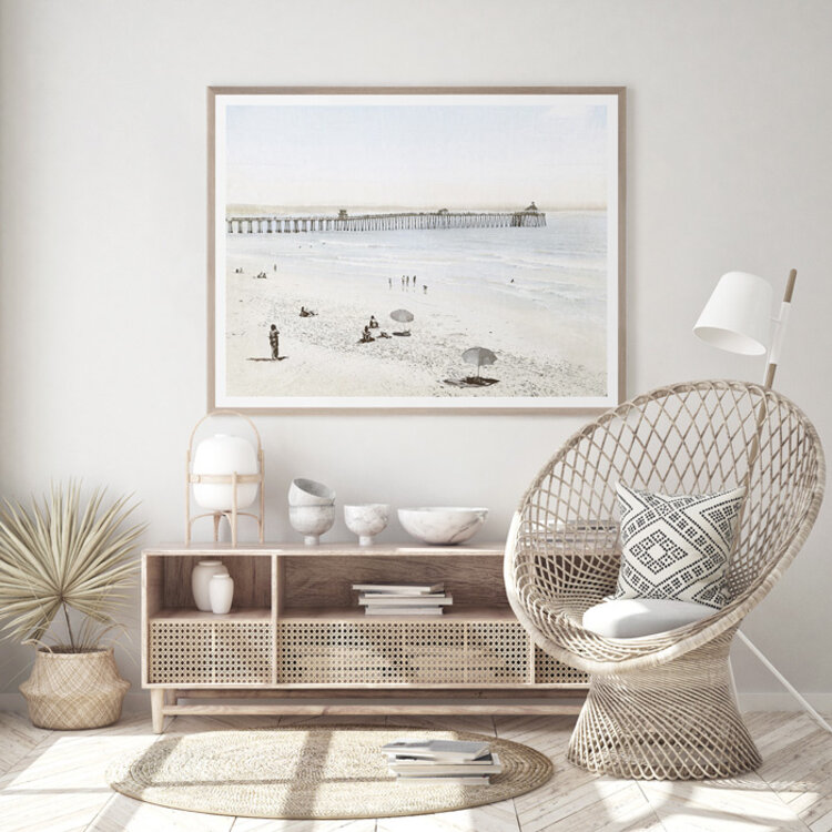 IMPERIAL BEACH CA FRAMED PRINT