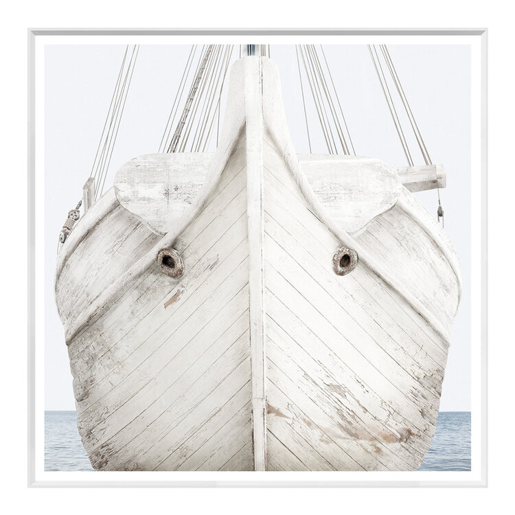 SEAWORN BOWS FRAMED PRINTS
